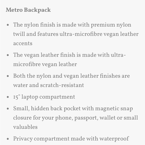 MONOS Metro Backpack - Picture 9 of 12